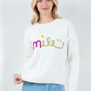 LAST1️⃣🍁New Fall🍁 Trendy Smile Pullover Sweater